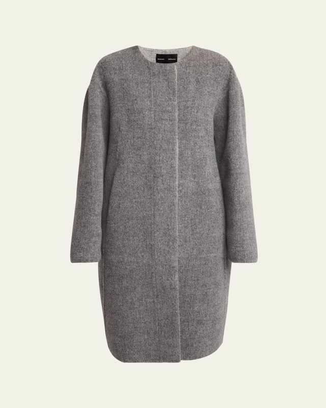 Albers Textured Double Face Wool Coat